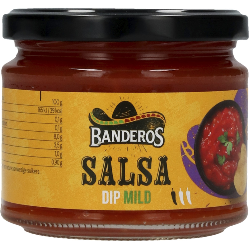 Banderos salsa dip mild 300gr
