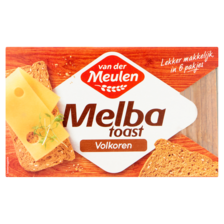 Van der Meulen Melba Toast Volkoren 120 g