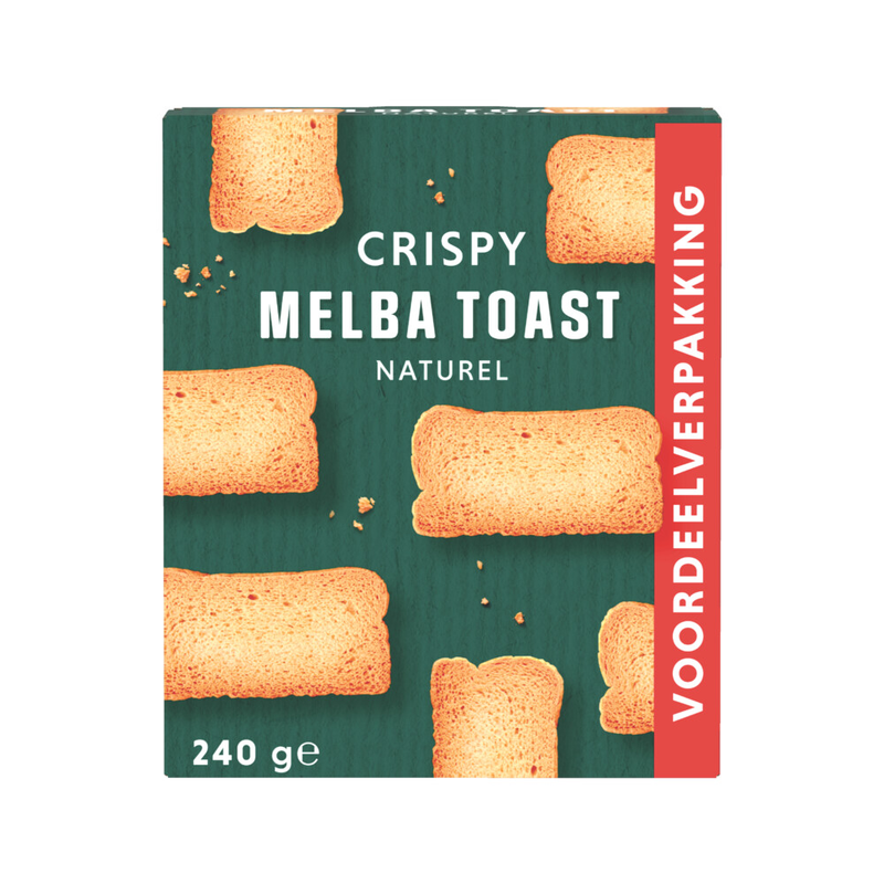 Crispy Melba Toast Naturel