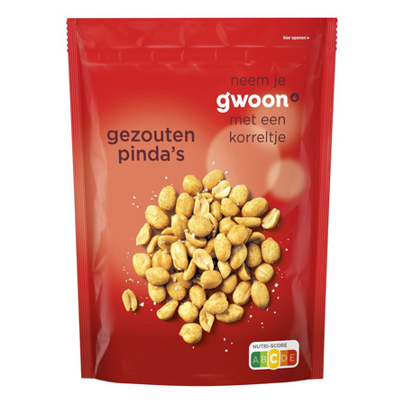 g'woon Pinda's Gezouten 235 g