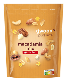 g'woon Macadamiamix Gezouten