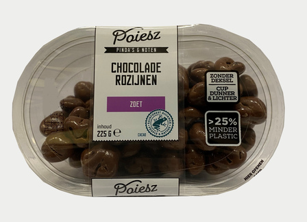 Chocoladerozijnen zoet
