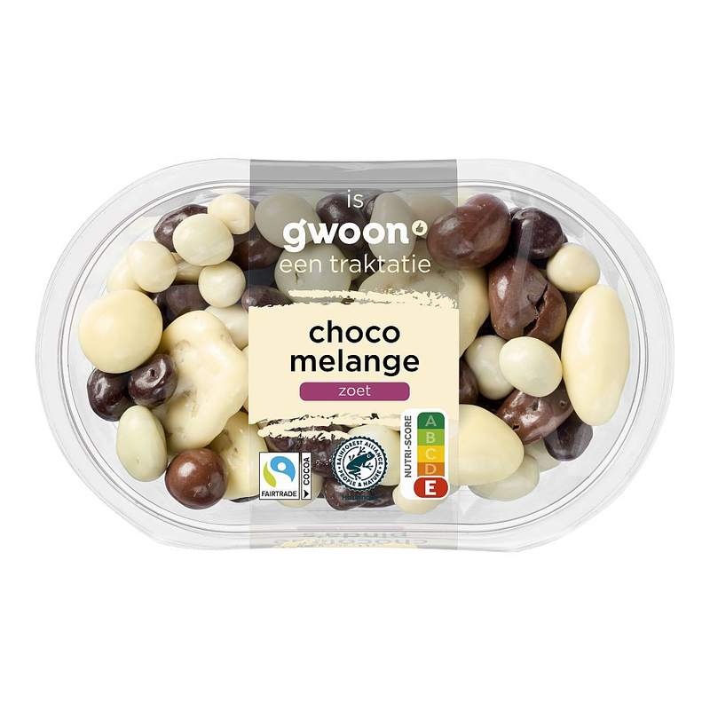 G'woon cup choc. mix 225gr