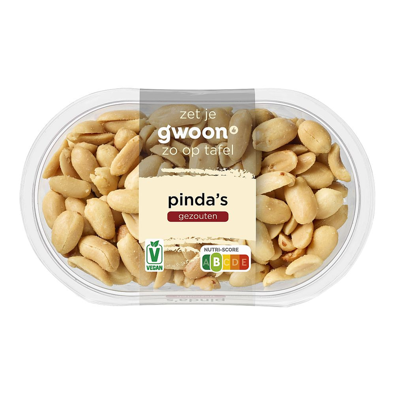 G'woon cup pinda's gezouten 275 gr