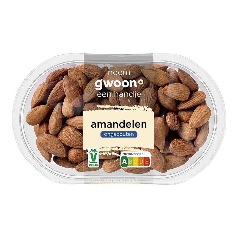 G'woon cup amandel ongez. 190gr