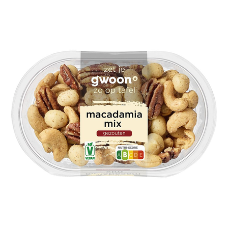 G'woon macadamiamix gezouten
