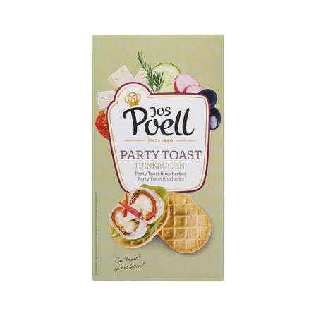 Jos Poell Partytoast  Fijne Tuinkruiden