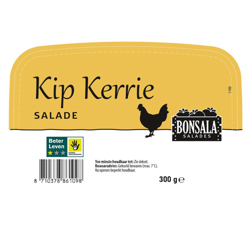 Bonsala kip kerrie salade