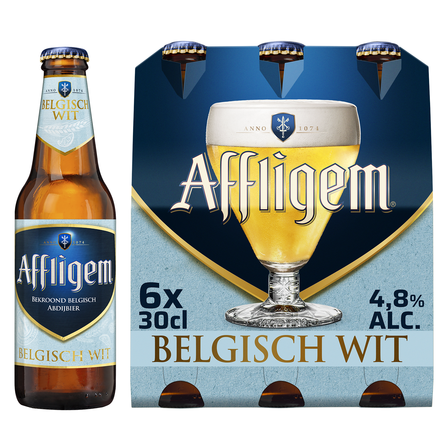 Affligem Belgisch Wit Bier Fles 6 x 30 cl