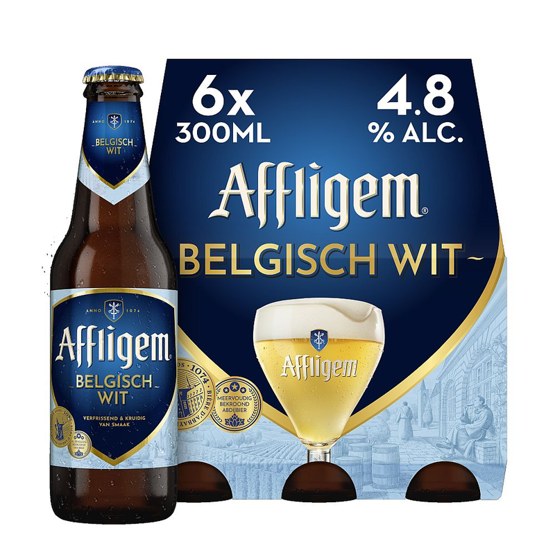 Affligem Belgisch Wit Bier Fles 6 x 300ml