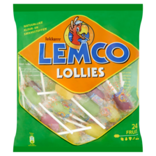 Lemco Lollies Fruit 24 Stuks 240 g