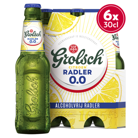 Grolsch Radler  lemon 0,0%