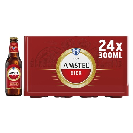 Amstel Pilsener Bier Fles 24 x 30 cl Krat