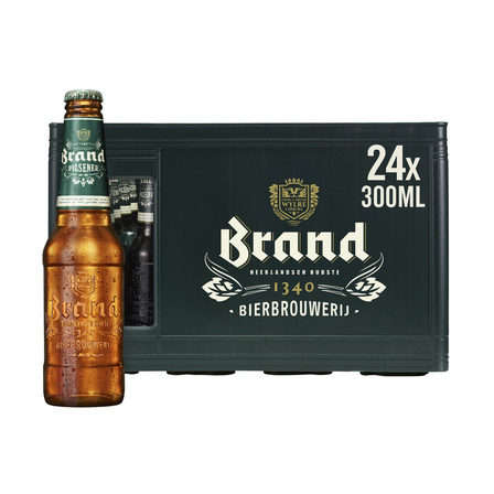 Brand Pilsener Bier Fles Krat