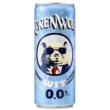  Gulpener Korenwolf 4-granen Wit 0.0%