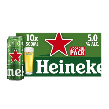 Heineken blik 10x50 cl