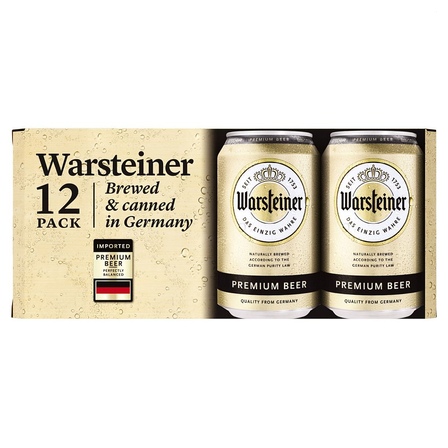 Warsteiner Bier blik 12-pack