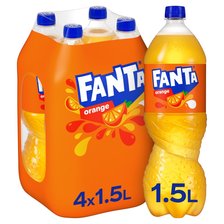Fanta Orange PET Fles 4-Pack 1,5 L