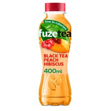 Fuze Tea Black Tea Peach Hibiscus Infused Iced Tea 400 ml