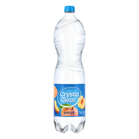 Crystal Clear Sparkling Peach Fles