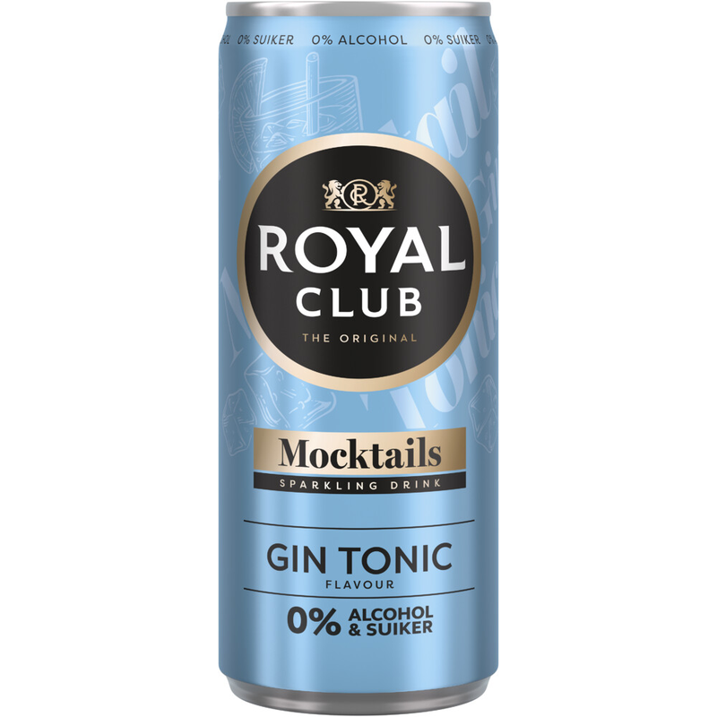 Royal Club Mocktails gin tonic flavour 0% alcohol