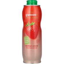 g'woon Aardbei Vruchtensiroop 750 ml