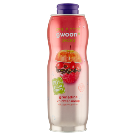 g'woon Grenadine Vruchtensiroop