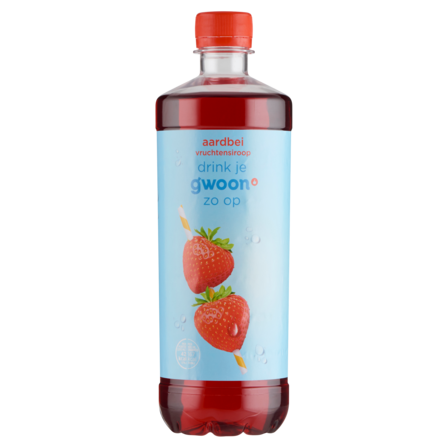g'woon Aardbei Vruchtensiroop