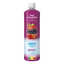 g'woon Bosvruchtensiroop 0%