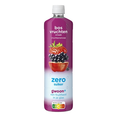 g'woon Bosvruchtensiroop 0%