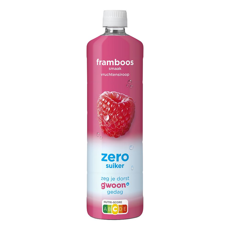 G'woon Siroop framboos 0%