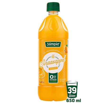 Slimpie Sinaasappel Siroop