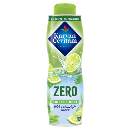 Karvan Siroop Zero Limoen Munt