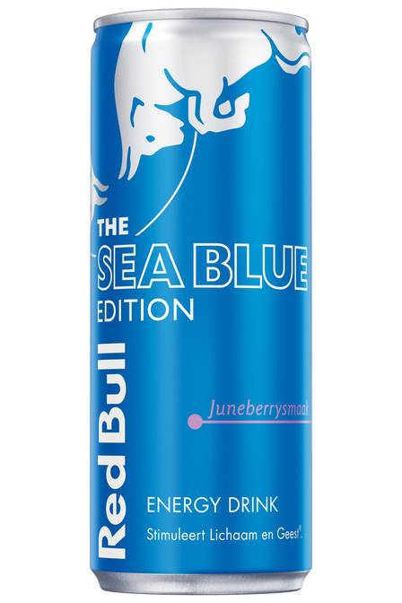 Red Bull Sea Blue met de smaak van Juneberry