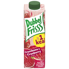 DubbelFrisss 1Kcal Framboos Cranberry