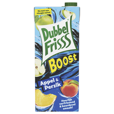 DubbelFrisss Boost Appel Perzik