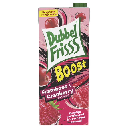 DubbelFrisss Boost  Framboos Cranberry