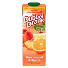 DubbelDrank Sinaasappel & Perzik