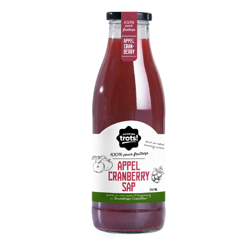 Noordertrots Appel-Cranberry sap