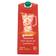 g'woon Tintelfruit Appel - Cranberry 1,5 L
