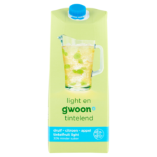 G'woon Druif - Citroen - Appel Tintelfruit Light