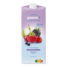 g'woon Mineraalwater Bosvruchten Light