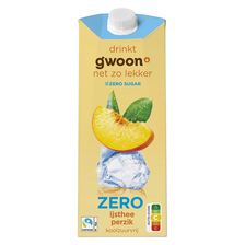 g'woon ijsthee perzik zero