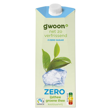 g'woon ijsthee groene thee zero