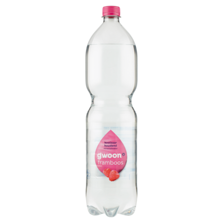 g'woon Koolzuurhoudend Mineraalwater Framboos