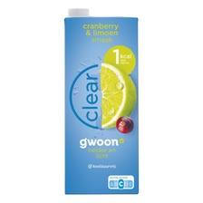 G'woon Clear Cranberry Limoen