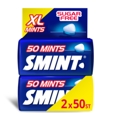 Smint Peppermint Sugarfree 100 Stuks 2 x 35 g