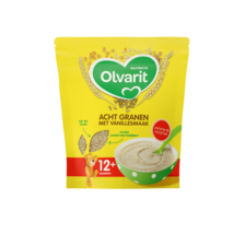 Olvarit Acht Granen met Vanillesmaak 12+ Maanden