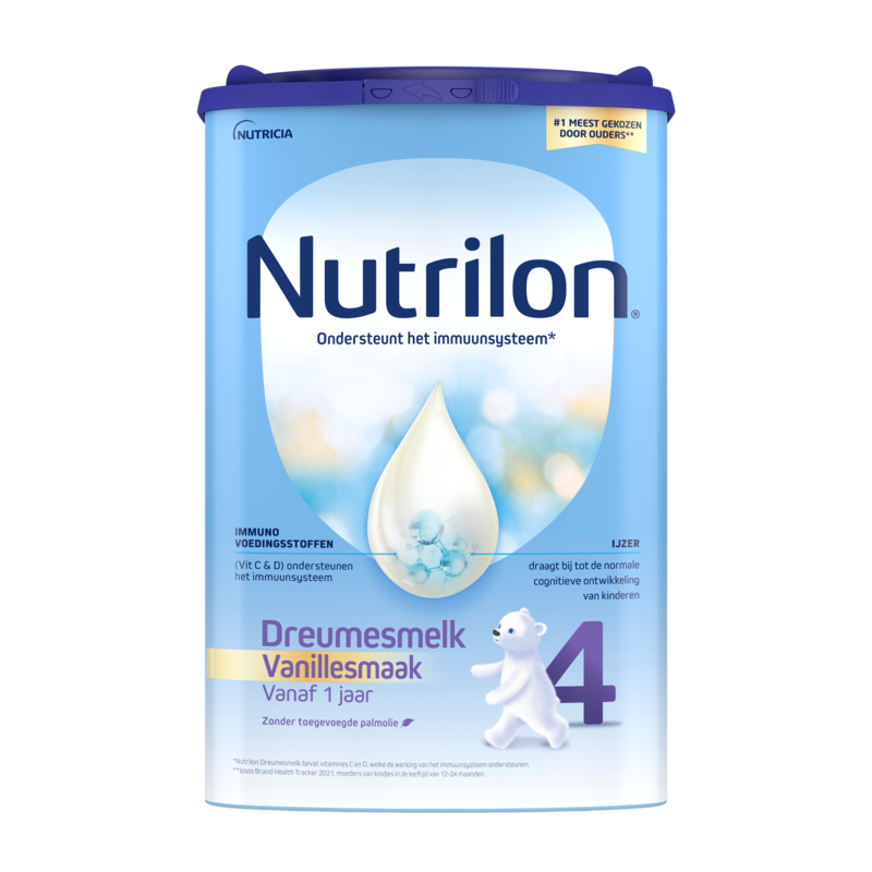 Nutrilon 4 dreumesmelk vanille 1+ jaar