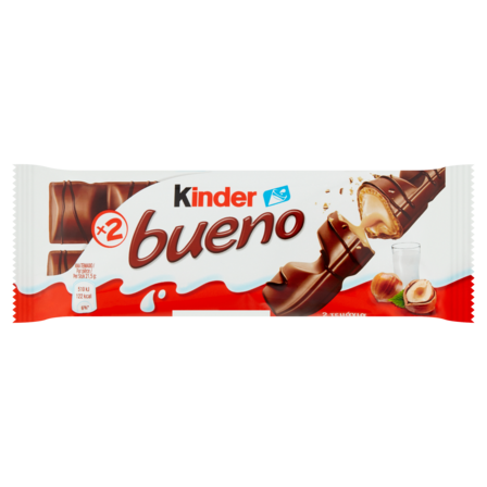 Kinder Bueno Melk en Hazelnoten 2 Stuks 43 g